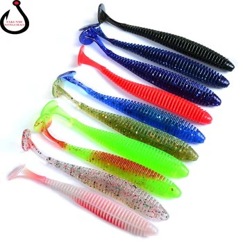 10Pcs/Lot 2.4g/8.5cm Lures Soft Bait 10 colors Fishing Lure Soft Fishing Baits Silicone Bait Worms Fishing Lure LD-144
10Pcs/Lot 2.4g/8.5cm Lures Soft Bait 10 colors Fishing Lure Soft Fishing Baits Silicone Bait Worms Fishing Lure LD-144