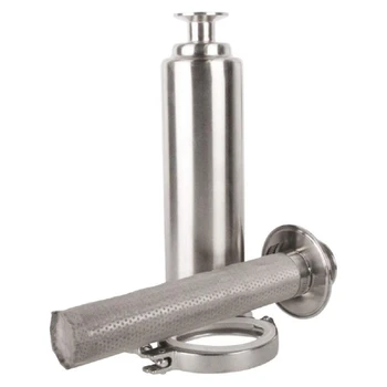1" Inch Filter Tri-Clamp Sanitary SS304 Inline Straight Strainer with 100 Mesh Stainless Steel Screen DN 20MM
1" Inch Filter Tri-Clamp Sanitary SS304 Inline Straight Strainer with 100 Mesh Stainless Steel Screen DN 20MM