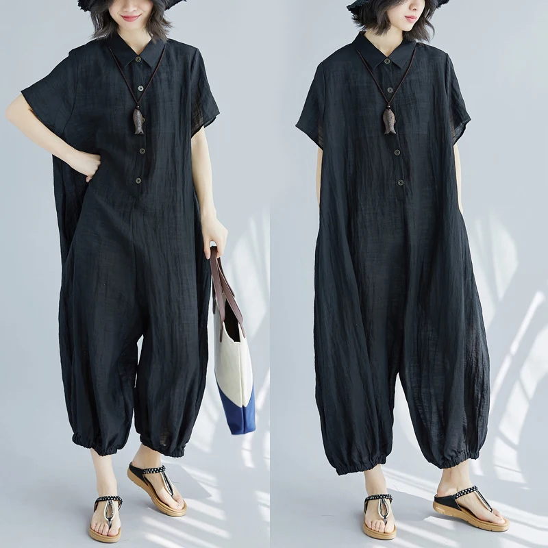 Plus size New 2019 Ladies Playsuits & Bodysuits Summer women clothing transparent comfortable short sleeve Jumpsuits
Plus size New 2019 Ladies Playsuits & Bodysuits Summer women clothing transparent comfortable short sleeve Jumpsuits