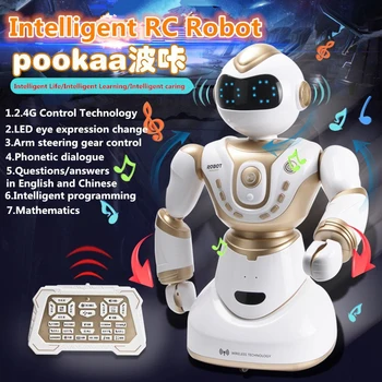 Humanoid robot intelligent robot toy 2850 2.4G Dialog Programming Education Parent-child Interactive light Music Smart Toy
Humanoid robot intelligent robot toy 2850 2.4G Dialog Programming Education Parent-child Interactive light Music Smart Toy