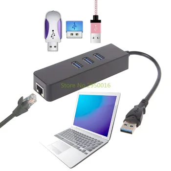 USB 3.0 HUB Adapter 3 Ports Ethernet Wired Network to 1000Mbps Gigabit Converte usb hub black C26
USB 3.0 HUB Adapter 3 Ports Ethernet Wired Network to 1000Mbps Gigabit Converte usb hub black C26