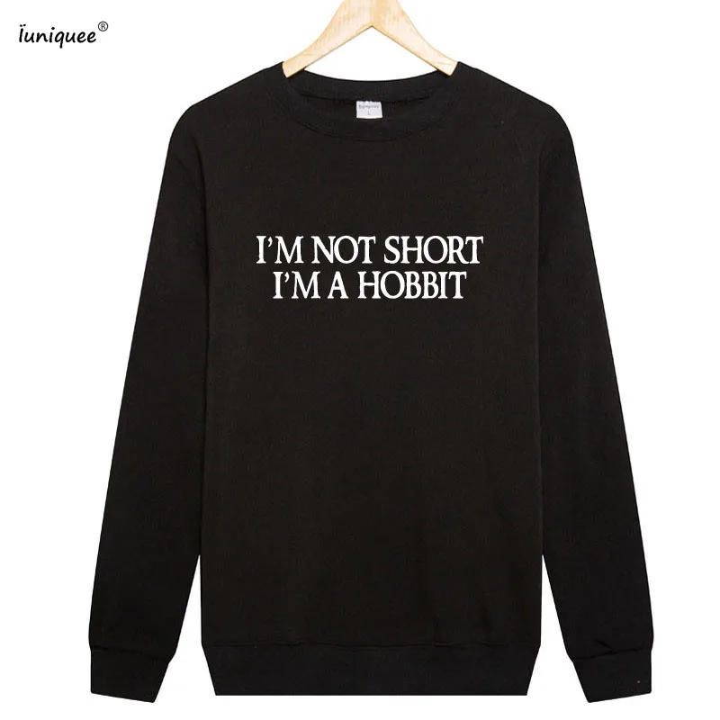 The Hobbit Sweatshirt I'm Not Short I'm A Hobbit Letters Print Women Sweatshirt Cotton Funny Sweatshirt graphic hoodies
The Hobbit Sweatshirt I'm Not Short I'm A Hobbit Letters Print Women Sweatshirt Cotton Funny Sweatshirt graphic hoodies