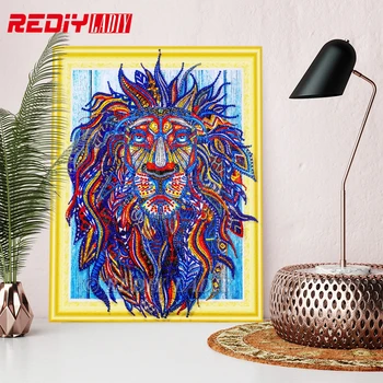 Special Shaped Diamond Painting King Lion Diamond Embroidery Crystal Shining Round Diamond Mosaic Picture of Rhinestones 50x40cm
Special Shaped Diamond Painting King Lion Diamond Embroidery Crystal Shining Round Diamond Mosaic Picture of Rhinestones 50x40cm