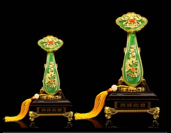 TOP GOOD gift # office home Mascot efficacious Talisman Money Drawing Fortune Golden JADE RUYI FENG SHUI Sculpture statue
TOP GOOD gift # office home Mascot efficacious Talisman Money Drawing Fortune Golden JADE RUYI FENG SHUI Sculpture statue