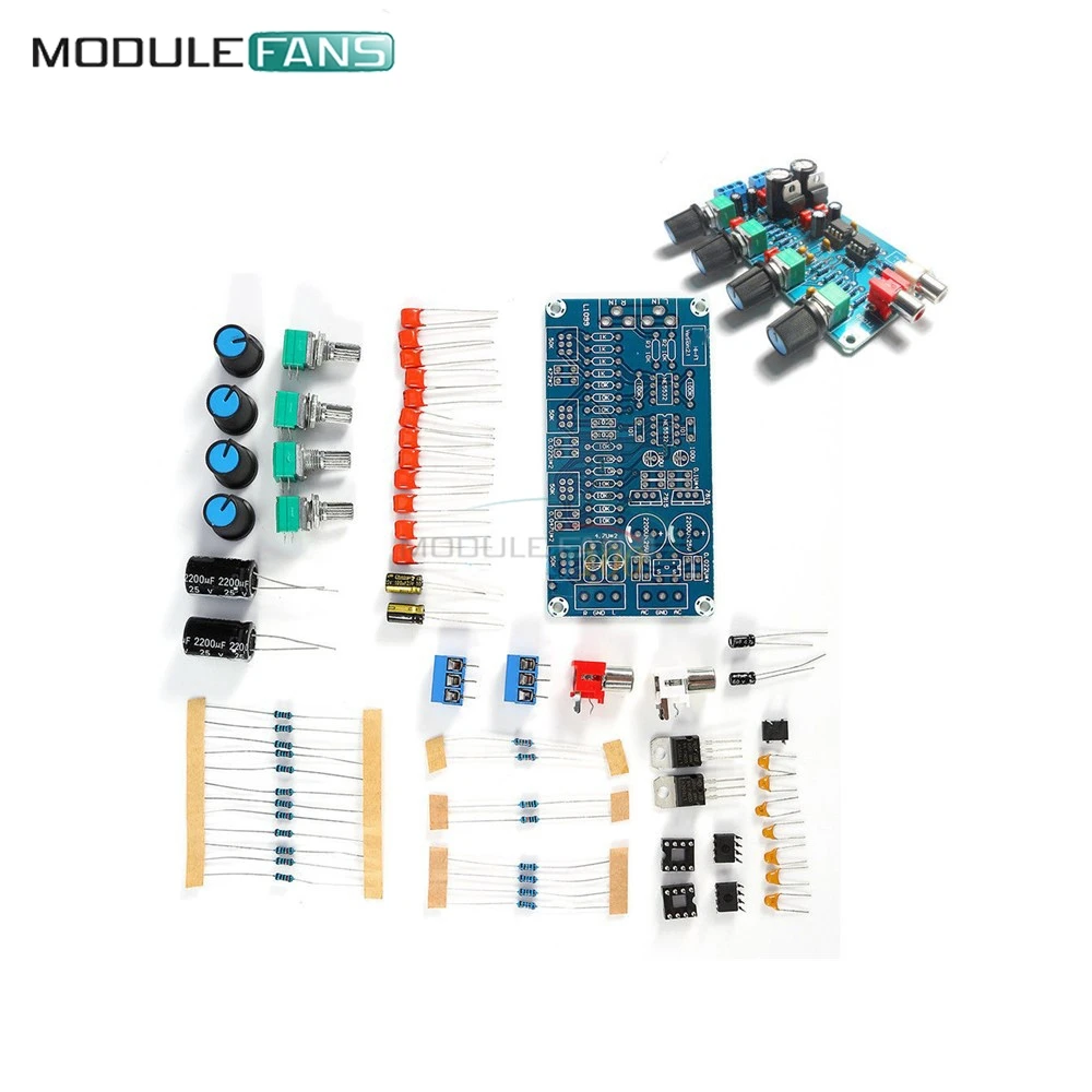 NE5532 Filter Power Supply HIFI Amplifier Volume Tone Control Board Pre Amplifier Drive Module Full Bridge Rectifier DIY Kit 12V
NE5532 Filter Power Supply HIFI Amplifier Volume Tone Control Board Pre Amplifier Drive Module Full Bridge Rectifier DIY Kit 12V