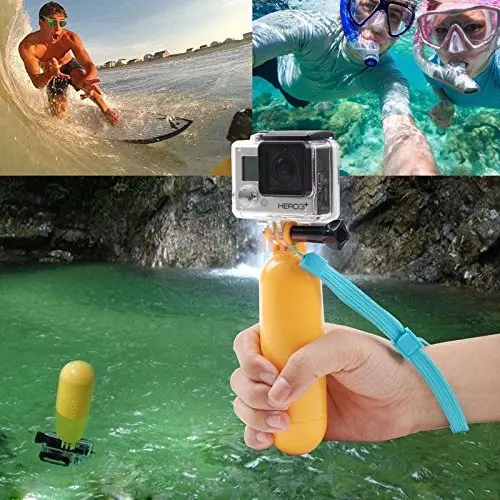 GoPro Mount Bobber Advanced Yellow Floating Handheld MonoPod For Hero 4 2 3 3+ sj4000 sj 6000 5000 xiaomi yi camera Accessories
GoPro Mount Bobber Advanced Yellow Floating Handheld MonoPod For Hero 4 2 3 3+ sj4000 sj 6000 5000 xiaomi yi camera Accessories