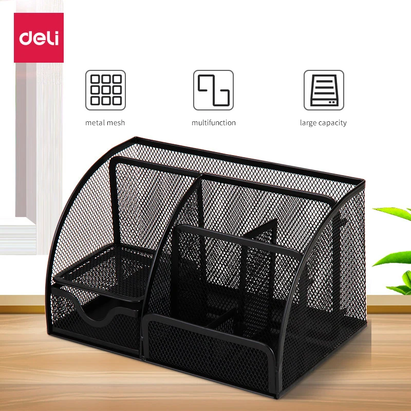 Metal Mesh Pen Holder Desktop Storage Box Multifunction Pen Holder Cosmetic Organizer Container Box School Office Supplies 9200
Metal Mesh Pen Holder Desktop Storage Box Multifunction Pen Holder Cosmetic Organizer Container Box School Office Supplies 9200