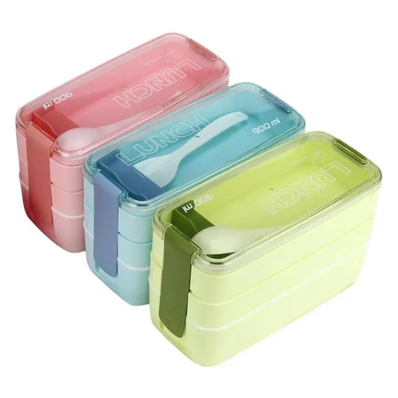 New Arrive 900ml Japanese Microwave Lunch Box Portable 3 Layer Bento Box Healthy Food Container Oven Dinnerware set 
New Arrive 900ml Japanese Microwave Lunch Box Portable 3 Layer Bento Box Healthy Food Container Oven Dinnerware set
