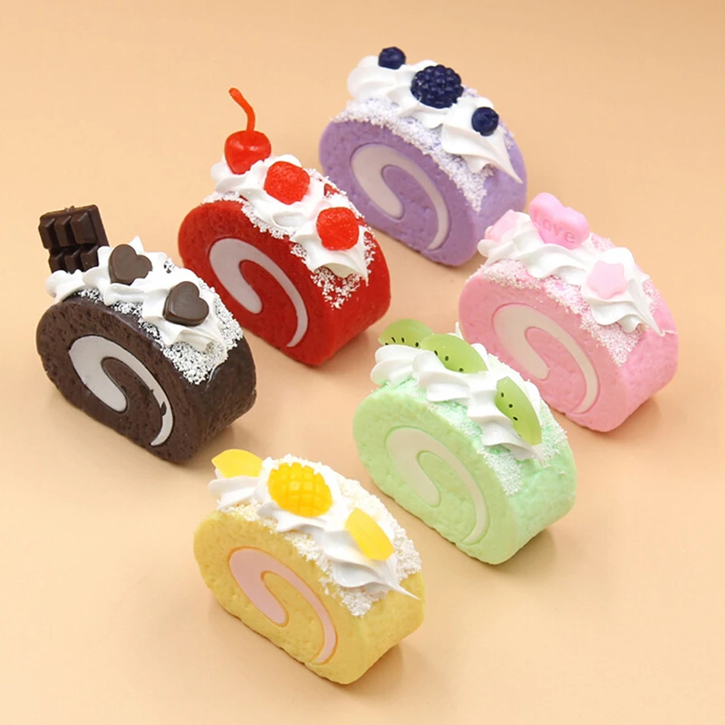 Kitchen Home Party Decoration Artificial Dessert Mixed Fake Cake Food Model Display Simulation Swiss Roll Photography Props
Kitchen Home Party Decoration Artificial Dessert Mixed Fake Cake Food Model Display Simulation Swiss Roll Photography Props