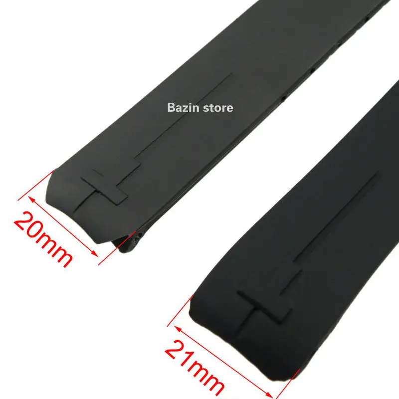 Ремешок для часов T Touch II Expert черный силиконовый резиновый браслет T013 T047420A 20 мм 21