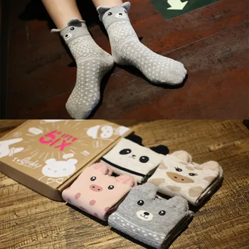 ZDL-257 Female Cotton Funny Cute Short Socks Girls Cartoon Animals Women Autumn Winter Gift Box 4 Pairs
ZDL-257 Female Cotton Funny Cute Short Socks Girls Cartoon Animals Women Autumn Winter Gift Box 4 Pairs