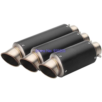Inlet 61-36mm Carbon Fiber Motorcycle Exhaust Pipe Muffler Escape Slip On Universal for R1 R6 CBR1000RR S1000RR RSV4 etc.
Inlet 61-36mm Carbon Fiber Motorcycle Exhaust Pipe Muffler Escape Slip On Universal for R1 R6 CBR1000RR S1000RR RSV4 etc.
