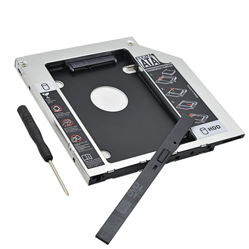 Universal Second 2nd HDD Caddy 9.0mm SATA 3.0 for 2.5'' SSD Hard Drive Case Adapter for Laptop HP DELL ASUS ACER TOSHIBA LENOVO
Universal Second 2nd HDD Caddy 9.0mm SATA 3.0 for 2.5'' SSD Hard Drive Case Adapter for Laptop HP DELL ASUS ACER TOSHIBA LENOVO