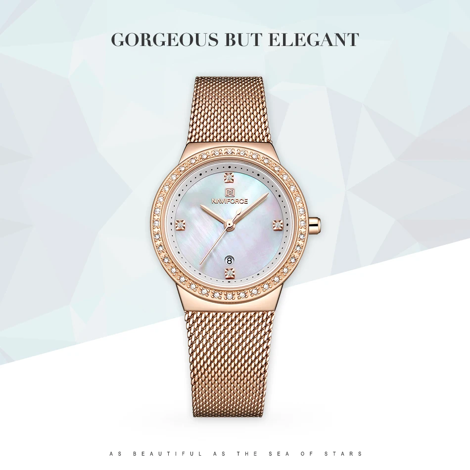 New NAVIFORCE Women Luxury Brand Watch Simple Quartz Lady Waterproof Wristwatch Female Fashion Casual Watches Clock reloj mujer