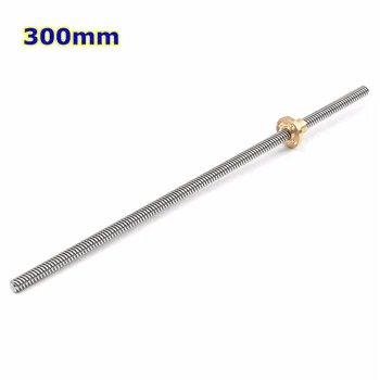 Stainless Steel 8mm T8x2 Lead Screw Threaded Rod T8 Trapezoidal 150/200/250/300/400/500mm for 3D Printer kit Parts Accessories
Stainless Steel 8mm T8x2 Lead Screw Threaded Rod T8 Trapezoidal 150/200/250/300/400/500mm for 3D Printer kit Parts Accessories