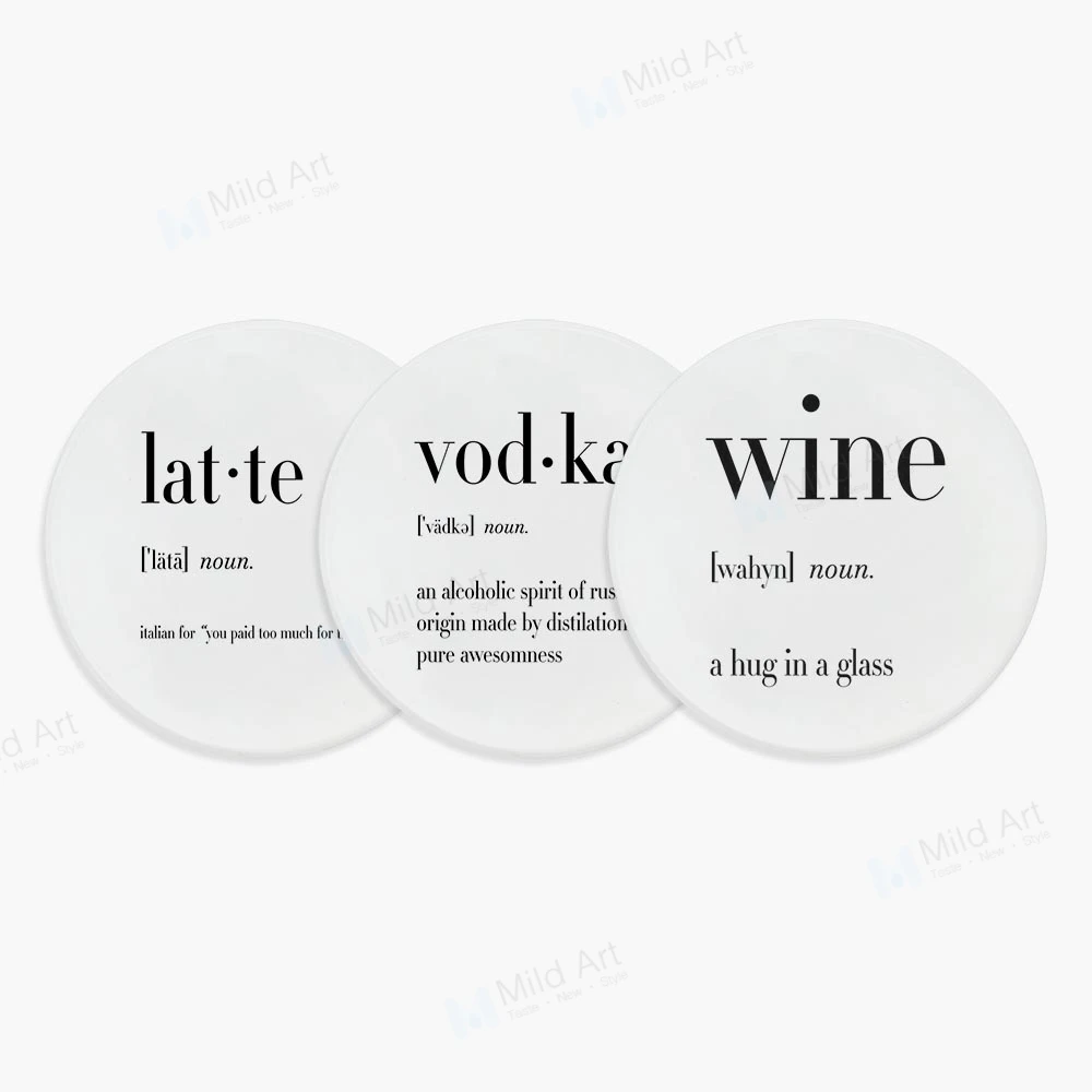 Coffee Tea Wine Ceramic Coaster Gift Nordic Minimalist Black White Humor Food Potato Quotes Cup Cafe Kitchen Accessories Pad Mat
Coffee Tea Wine Ceramic Coaster Gift Nordic Minimalist Black White Humor Food Potato Quotes Cup Cafe Kitchen Accessories Pad Mat