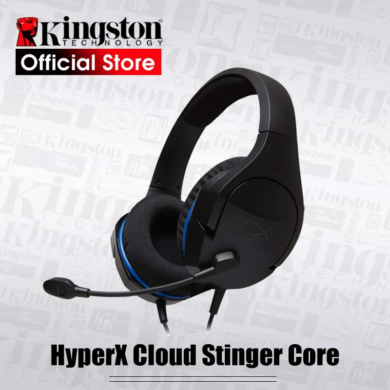 Original Kingston Gaming Headset HyperX Cloud Stinger Core With a microphone Microphone For PS4
Original Kingston Gaming Headset HyperX Cloud Stinger Core With a microphone Microphone For PS4