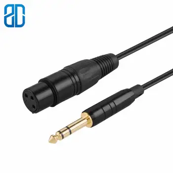 1PCS Canon (1/4 Inch) to XLR 6.35MM TRS to XLR Female Cable for Speakers Mixer Microphone Guitar AMP Black
1PCS Canon (1/4 Inch) to XLR 6.35MM TRS to XLR Female Cable for Speakers Mixer Microphone Guitar AMP Black