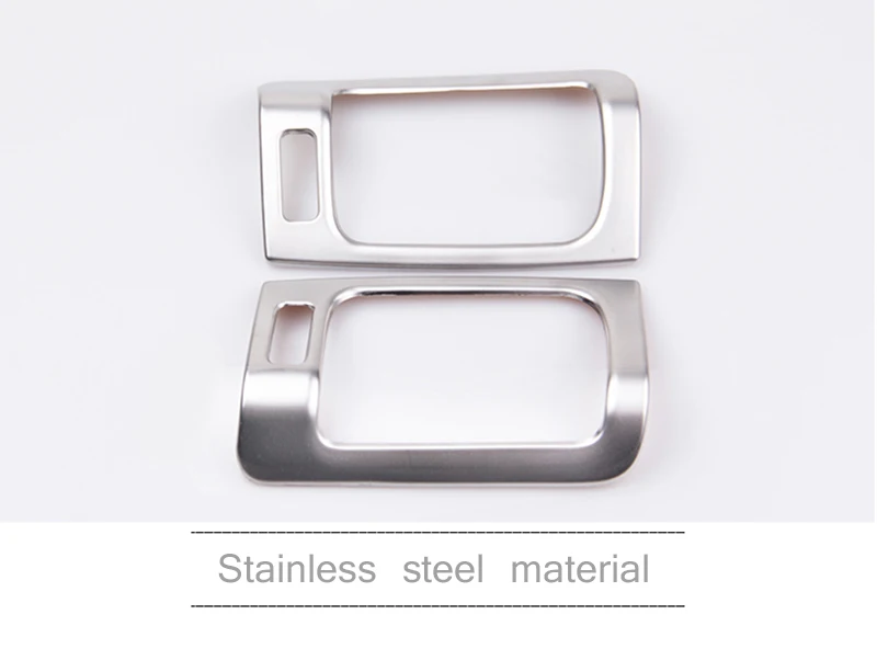For volvo xc60 s60 Accessories Stainless Steel Air Conditioning Vent Cover Interior Bashboard Outlet Frame Decoration 3D Sticker (8)