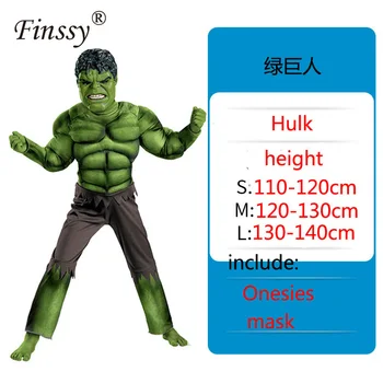 Avengers Hulk Hero Cosplay Costume Including Mask For Kid Halloween Birthday Party Carnival gift
Avengers Hulk Hero Cosplay Costume Including Mask For Kid Halloween Birthday Party Carnival gift