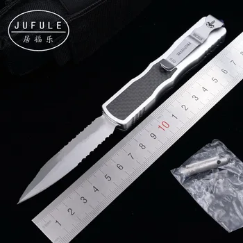 JUFULE New Custom Prototype 12C27 steel blade Carbon fiber aluminum handle camping survival outdoor EDC hunt tool kitchen knife
JUFULE New Custom Prototype 12C27 steel blade Carbon fiber aluminum handle camping survival outdoor EDC hunt tool kitchen knife