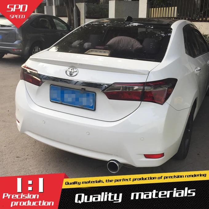 For Toyota Corolla Spoiler ABS Material Car Rear Wing Primer Color Rear Spoiler For Toyota Corolla Spoiler 2014-2015
For Toyota Corolla Spoiler ABS Material Car Rear Wing Primer Color Rear Spoiler For Toyota Corolla Spoiler 2014-2015