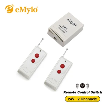 eMylo DC 24V Smart Wireless Remote Control Light Switch Learning Code Garage door Transmitter 2-Channels Relay 433Mhz Controle
eMylo DC 24V Smart Wireless Remote Control Light Switch Learning Code Garage door Transmitter 2-Channels Relay 433Mhz Controle
