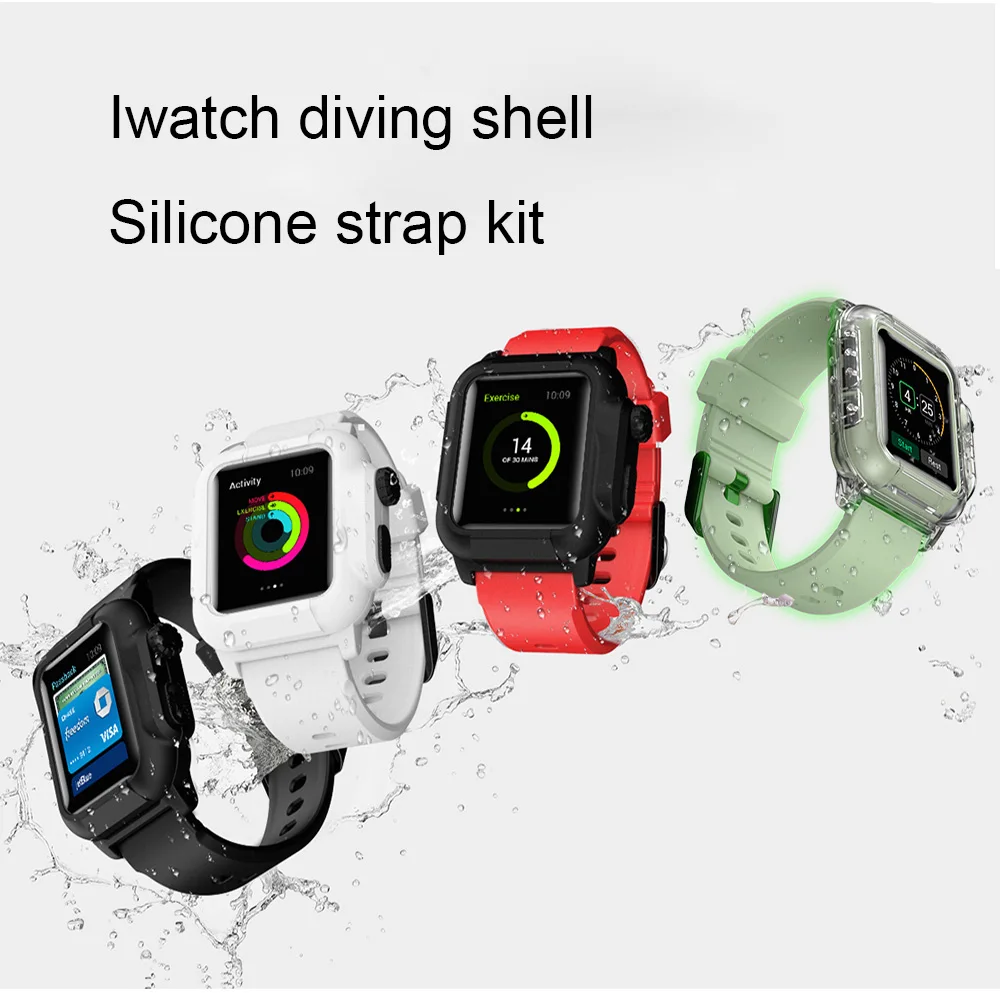 New Luminous waterproof Silicone Replacemen Sport Band For 38mm and 42mm Apple Watch Series123 With protective case For iWatch
New Luminous waterproof Silicone Replacemen Sport Band For 38mm and 42mm Apple Watch Series123 With protective case For iWatch
