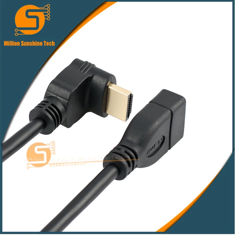 new explosion HDMI HD line 1.4 TV version 90 degree elbow adapter HDMI revolution mother extension line 15CM
new explosion HDMI HD line 1.4 TV version 90 degree elbow adapter HDMI revolution mother extension line 15CM