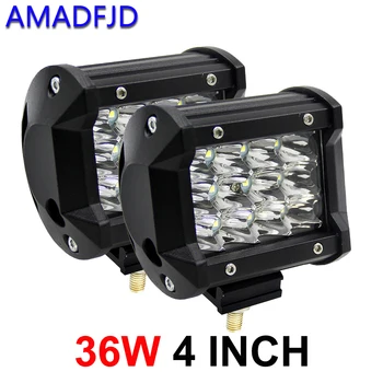 4" 36W LED Work Light 12V Led Beams Led Bar Car Off road 4x4 Flood Spot Light Accessories For SUV 4WD ATV offroad Lamp
4" 36W LED Work Light 12V Led Beams Led Bar Car Off road 4x4 Flood Spot Light Accessories For SUV 4WD ATV offroad Lamp