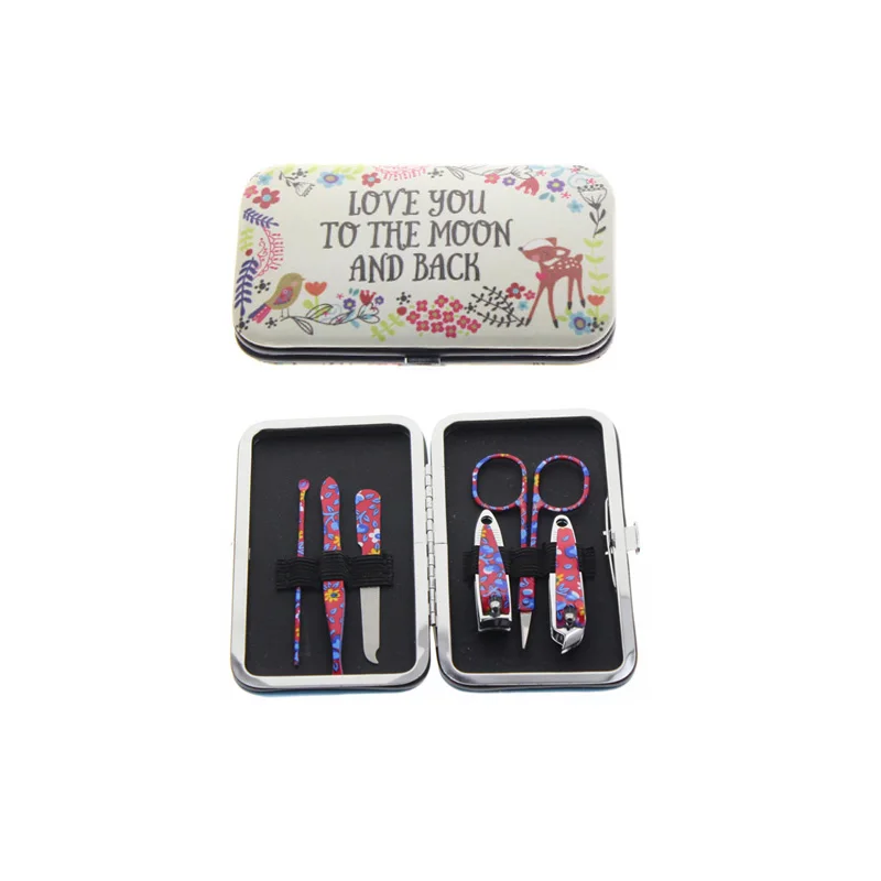 6Pcs/Set Flower Printed Professional Cute Manicure Pedicure Set Nail Care Clipper Set Kit Tool For Women Girl Child Kid Gift
6Pcs/Set Flower Printed Professional Cute Manicure Pedicure Set Nail Care Clipper Set Kit Tool For Women Girl Child Kid Gift