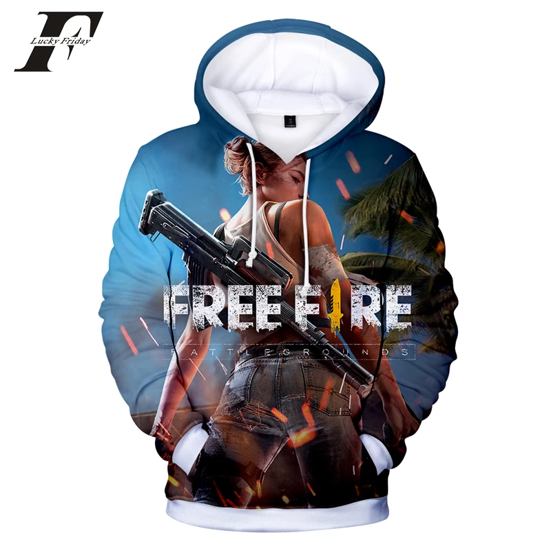 LUCKYFRIDAYF 2018 Free Fire Shooting Game 3D Hoodies Fashion Autumn Hoodies Shooting Game Warm Long Sleeve Popular Sweatshirts
LUCKYFRIDAYF 2018 Free Fire Shooting Game 3D Hoodies Fashion Autumn Hoodies Shooting Game Warm Long Sleeve Popular Sweatshirts