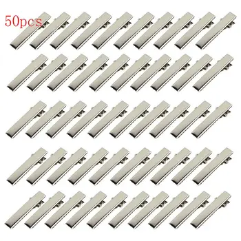 High quality 50 pcs Silver Flat Metal Single Prong Alligator Hair Clips Barrette for Bows DIY accessories hairpins accessories
High quality 50 pcs Silver Flat Metal Single Prong Alligator Hair Clips Barrette for Bows DIY accessories hairpins accessories