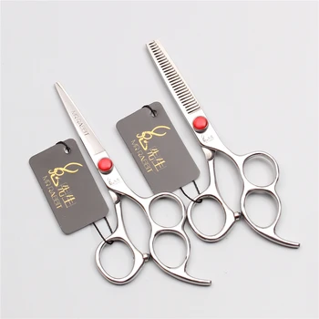 6.0" 17.5cm Japan 440C Mr Rabbit Red Screw Barber Shop Professional Hairdressing Scissors Cutting Shears Thinning Scissors M9011
6.0" 17.5cm Japan 440C Mr Rabbit Red Screw Barber Shop Professional Hairdressing Scissors Cutting Shears Thinning Scissors M9011