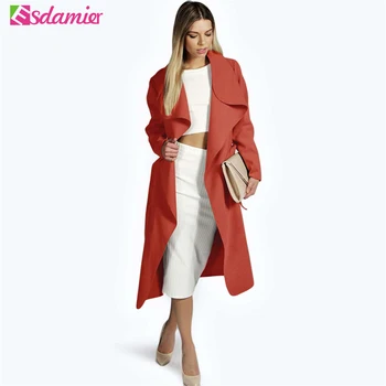New New Autumn Fashion Turn Down Collar Trench Coat Elegant Slim Belt Wool Trench Coat For Women Long Sleeve Female Trench Long
New New Autumn Fashion Turn Down Collar Trench Coat Elegant Slim Belt Wool Trench Coat For Women Long Sleeve Female Trench Long