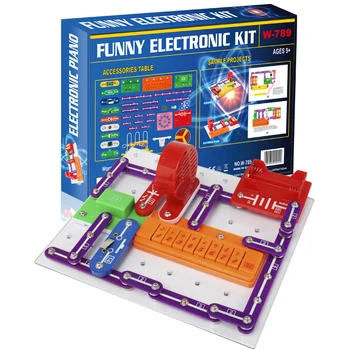 Electronic building blocks science education toys creative physics experiment technology children's learning toys W789
Electronic building blocks science education toys creative physics experiment technology children's learning toys W789