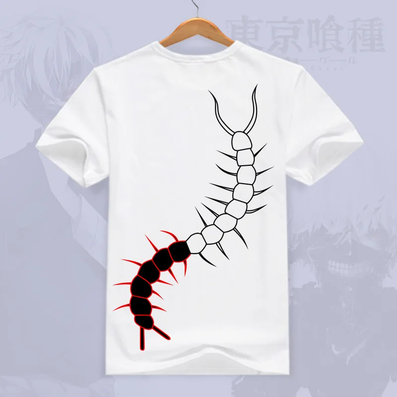 Аниме Токийский Гуль Juzo Suzuya/REI белая футболка летние топы с короткими рукавами