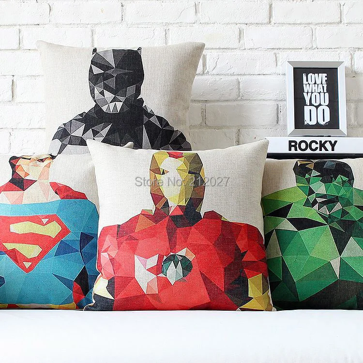 Free Shipping Super Heros pillowcase/ cushion/ pillow sham Ironman/Superman/Batman/Green Lantern/The Flash/Captain America
Free Shipping Super Heros pillowcase/ cushion/ pillow sham Ironman/Superman/Batman/Green Lantern/The Flash/Captain America