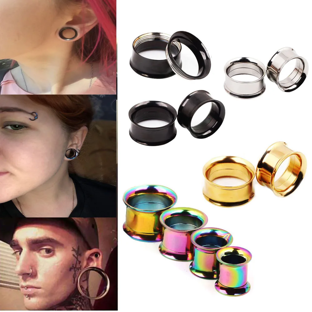 JUNLOWPY Stainless Steel Screwed Double Flared Ear Tunnels Expander Plugs Stretcher Earring Plugs Expander Body Piercing 0g 00g
JUNLOWPY Stainless Steel Screwed Double Flared Ear Tunnels Expander Plugs Stretcher Earring Plugs Expander Body Piercing 0g 00g