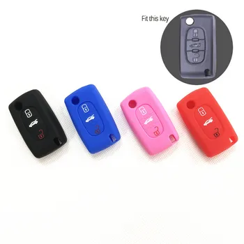 3 Button Flip Folding Car Key Case Silicone Cover Fob Rubber Skin Protect for Peugeot 407 307 308 607 for Citroen Hatch C4 C5
3 Button Flip Folding Car Key Case Silicone Cover Fob Rubber Skin Protect for Peugeot 407 307 308 607 for Citroen Hatch C4 C5