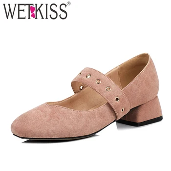 WETKISS Med Heels Women Pumps Metal Decoration Hoof Heels Footwear 2019 Brand Mary Jane Spring Fashion Casual Female Shoes
WETKISS Med Heels Women Pumps Metal Decoration Hoof Heels Footwear 2019 Brand Mary Jane Spring Fashion Casual Female Shoes