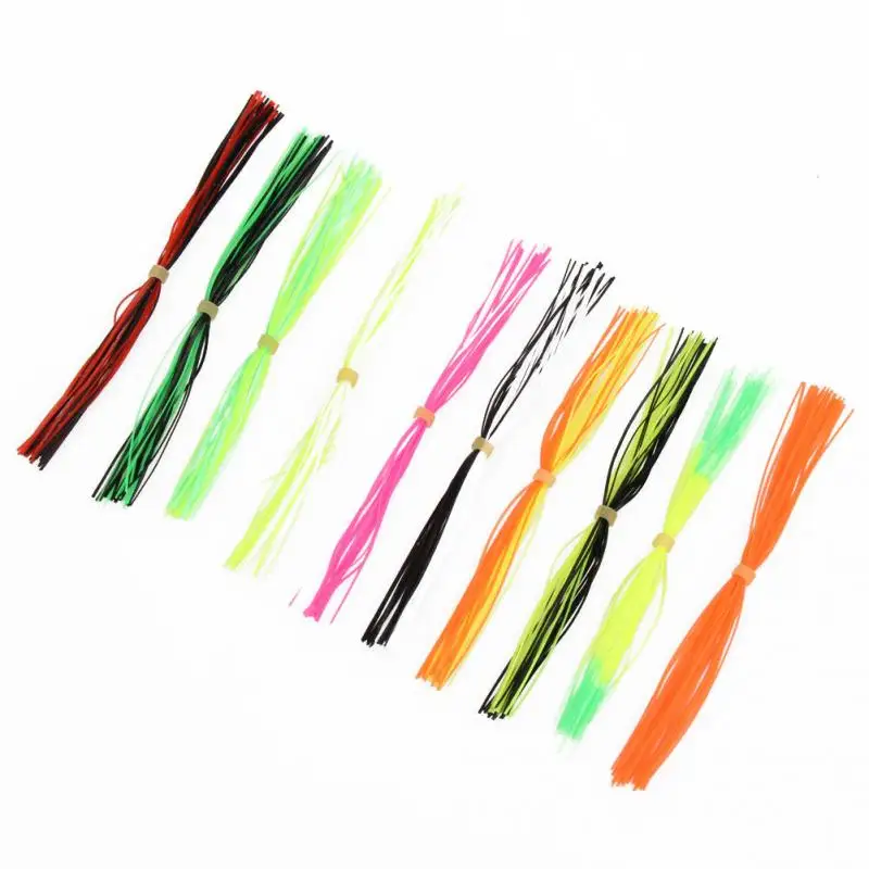 50 Strands/1 Bundles Silicone Skirts Fishing Accessories DIY Spinnerbatis Buzzbaits Rubber Jig Lures Squid Rubber Skirt
50 Strands/1 Bundles Silicone Skirts Fishing Accessories DIY Spinnerbatis Buzzbaits Rubber Jig Lures Squid Rubber Skirt