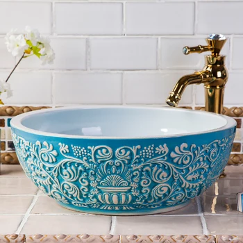 Jingdezhen Bathroom ceramic sink wash basin Porcelain Counter Top Wash Basin Bathroom Sinks bathroom sink antique
Jingdezhen Bathroom ceramic sink wash basin Porcelain Counter Top Wash Basin Bathroom Sinks bathroom sink antique