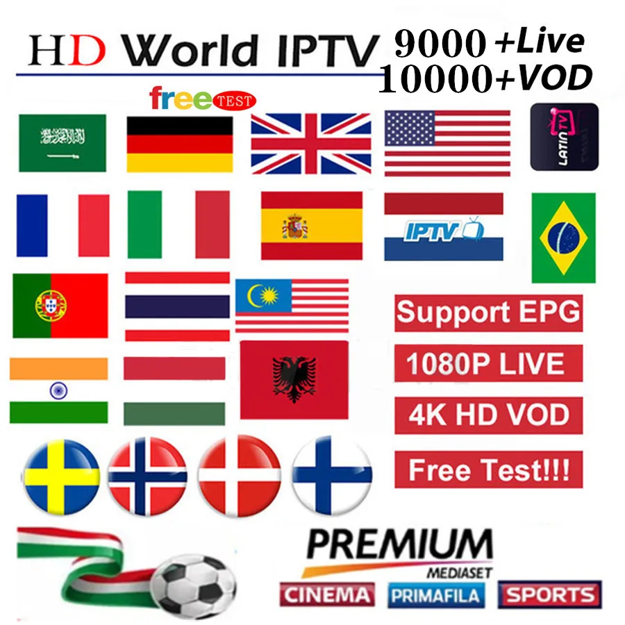 Netherlands IPTV/europe IPTV 1 year Subscription For Italy UK Germany French Spanish Belgium Mediaset Premium For M3u Android ma
Netherlands IPTV/europe IPTV 1 year Subscription For Italy UK Germany French Spanish Belgium Mediaset Premium For M3u Android ma