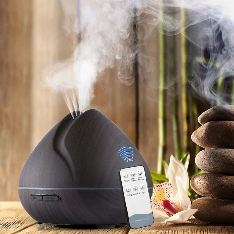550ML Ultrasonic Air Humidifier Aroma Essential Oil Diffuser With Remote Control Aromatherapy Diffuser 7 LED Lamp For Home
550ML Ultrasonic Air Humidifier Aroma Essential Oil Diffuser With Remote Control Aromatherapy Diffuser 7 LED Lamp For Home