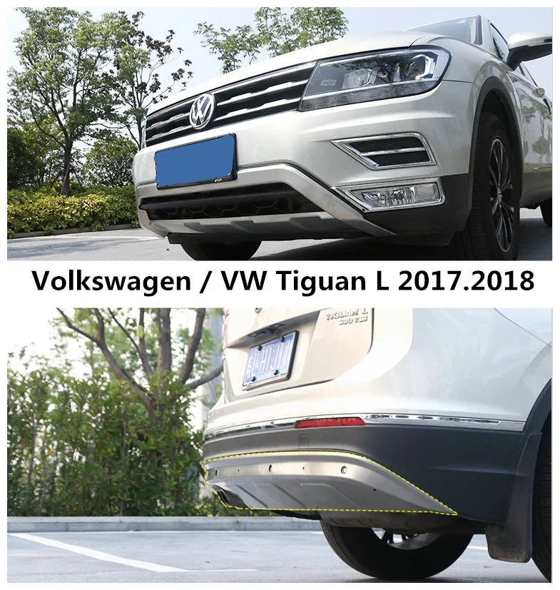 For Volkswagen / VW Tiguan L 2017.2018 BUMPER GUARD BUMPER Plate High Quality Stainless Steel Front+Rear Auto Accessories
For Volkswagen / VW Tiguan L 2017.2018 BUMPER GUARD BUMPER Plate High Quality Stainless Steel Front+Rear Auto Accessories