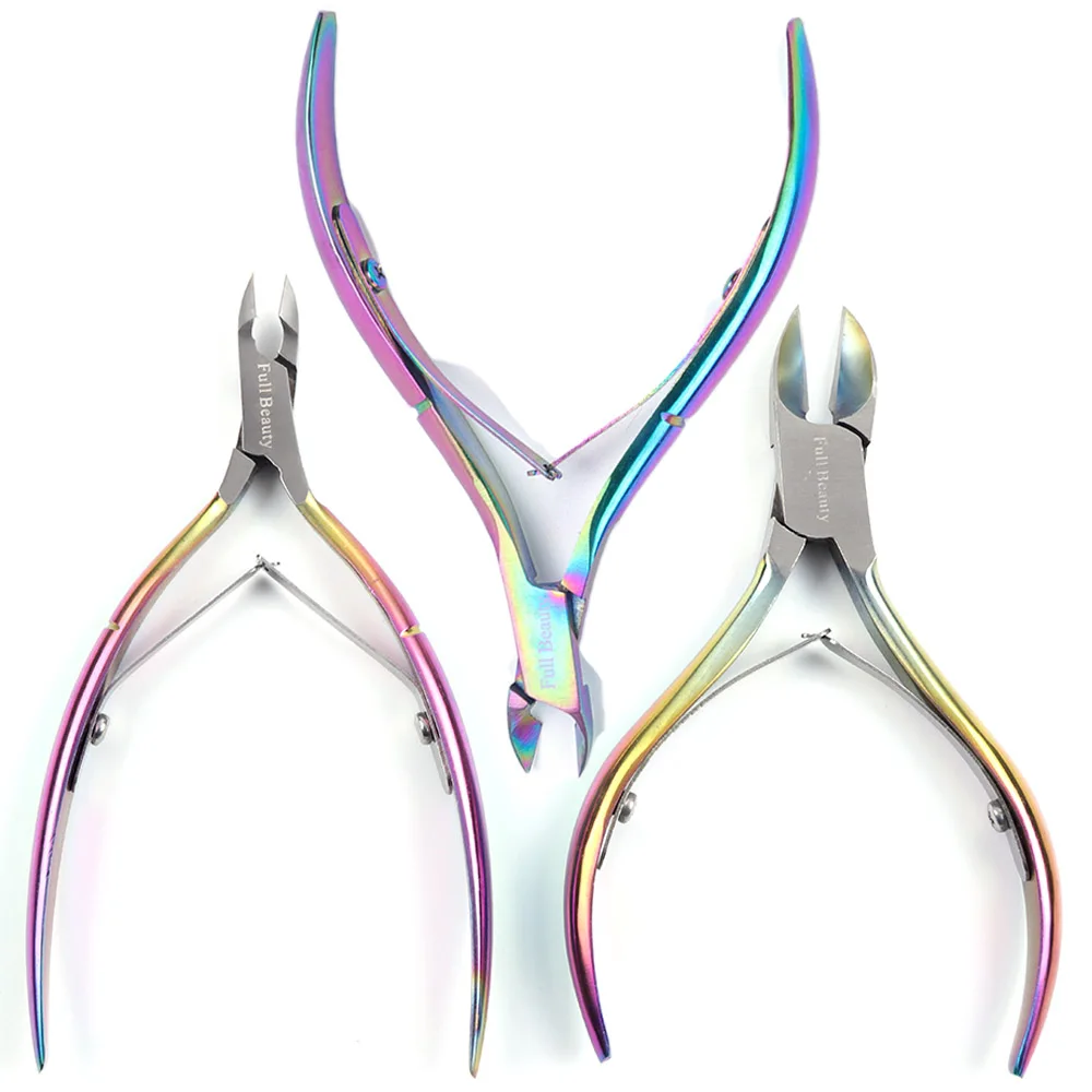 1pcs Nail Cuticle Cutter Rainbow Nipper Stainless Steel Clipper Dead Skin Scissor Rhinestone Remover Tweezer Nail Art Tool JI5-8
1pcs Nail Cuticle Cutter Rainbow Nipper Stainless Steel Clipper Dead Skin Scissor Rhinestone Remover Tweezer Nail Art Tool JI5-8