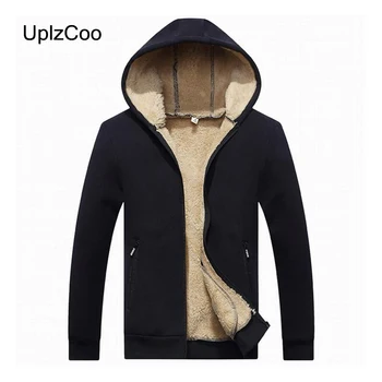 UplzCoo 2019 Autumn Winter Men Hooded Coat Fleece Warm Jacket Sportswear Thick Velvet Sweatshirt Solid Sportswear 4XL FM143
UplzCoo 2019 Autumn Winter Men Hooded Coat Fleece Warm Jacket Sportswear Thick Velvet Sweatshirt Solid Sportswear 4XL FM143
