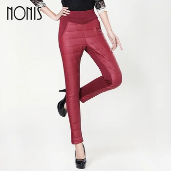 Winter warm Duck down Velvet Thick women high waist pants Female Skinny long work trousers Formal Pants pluis size Nonis
Winter warm Duck down Velvet Thick women high waist pants Female Skinny long work trousers Formal Pants pluis size Nonis