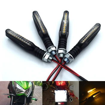 4 pcs Universal Flexible LED Motorcycle Turn Signal Light motorbike indicator Amber lamp Blinkers Flashers for Honda For Yamaha
4 pcs Universal Flexible LED Motorcycle Turn Signal Light motorbike indicator Amber lamp Blinkers Flashers for Honda For Yamaha